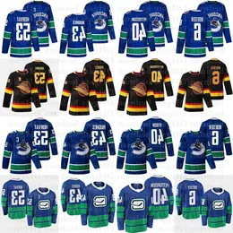 2024 Vancouver Canucks Jerseys 40 Elias Pettersson 6 Boeser 53 Bo Horvat 43 Quinn Hughes 10 Pavel Bure Hockey Jersey 33