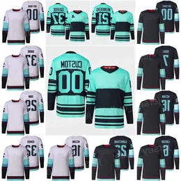 Homem Mulher Juventude Reverse Retro Hóquei 16 Jared Mccann Jersey Azul Marinho Branco 21 Alex Wennberg 37 Yanni Gourde 29 Vince Dunn 6 Adam Larsson 7 52