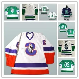 Maßgeschneiderte Herren Vintage Springfield Ma Indians Stickerei Hockey-Trikots Snoop Dogg Alle genähten Uniformen Großhandel Größe S-3XL Gute Qualität 94