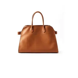 The Row Tote Bag Large Margaux Lady Simple Luxurys Handtasche Simple The Large Wildleder Bolso Minimalistische Designertaschen Trendy Fashion XB102