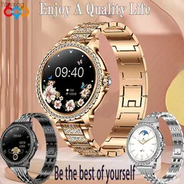 스마트 시계 2023 New Blue Tooth Call Woman Smart Watch Man Sports Fitness Bracelet Waterproof 체온 안드로이드 iOS IOS YQ240125 용 스마트 워치