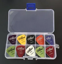 40 Guitar Picks 1 Box Case Alice Acoustic Electric Bass Pic Plectrum Mediator Guitarra Musical Musical Musical Mix 058155775160