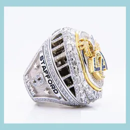 Cluster Rings 5 Player 2021 2022 American Football Team Champions Championship Ring Stafford Kupp Ramsey Donald Mcvay Fan Gift Drop D Dh2Uj