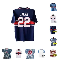 1994 1995 ABD Lalas retro futbol formaları Uniteds Harkes Ramos, Wegerle Balboa Reyna Jones 94 95 16 AME Sorber Perez Balboa Stewart Wegerle Moore Futbol Gömlekleri X