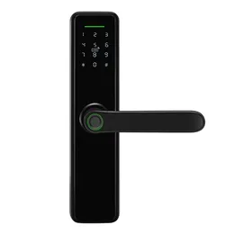 Larksmart ttlock app bluetooth tuya wifi digital ingen knapad het försäljning ekonomisk fingeravtryck bluetooth smart lås ax7