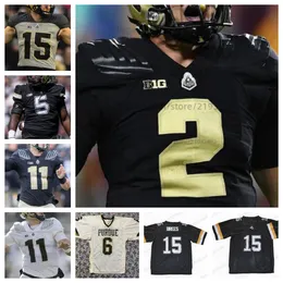 Koszulki z piłki nożnej NCAA Purdue Boilermakers Drew Brees Jack Plummer David Bell Hudson Card Mens Women Youth Jerseys