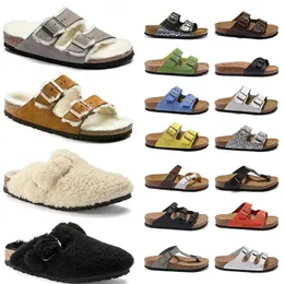 Bostons tamancos Birkin Sandálias Designer Fivela Chinelos Lady Tazz Cork Flat Sole Soft Footed Flip Flops Fur Slides Mens Womens Birkin Stocks Sapatos Burkin Dhgate 36-46