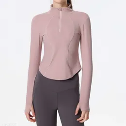 al Yoga Jacket Sports Coat Womens Stide Yoga Clothes Slim Fit Top Shipper Coat Fitness 1341 Fashion