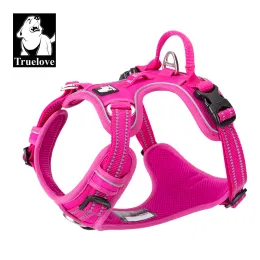 Apparel True Love Dog Harness No Pull Nylon Reflective Pet Harness Justerbar Bekväm kontroll Stepin Brilliant Colors Truelove TLH5