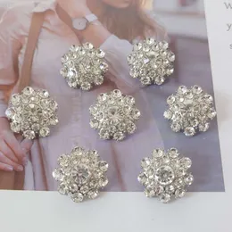 24L 32L EU Quality Fancy Metal Rhinestone Button DecorationGold Rhinestone Sew on Bottonsshank Fancy Bottons for Women Clothin