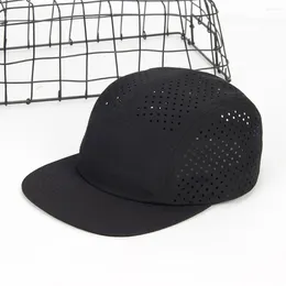 Visorlar 2024 Hızlı Kuru Delikler Erkekler İçin 5 Panel Beyzbol Kapakları Kadınlar Czapki Somberos Hiphop kaykay Snapback hombre şapkalar