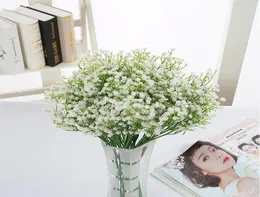 Decorative Flowers Wreaths 10pcs Artificial Gypsophila Faux Flower Dried Garland Branches Stems Fake Greenery Decor DC1561459641