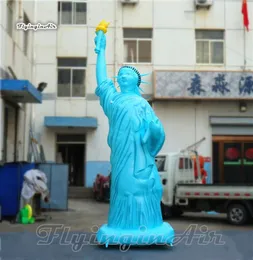 Parade Performance Inflatable Statue Of Liberty 5m Personalized Air Blown Goddness Statue Replica Balloon For Outdoor Event Show7831697