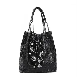 Umhängetaschen OCARDIAN Handtaschen für Frauen 2021 Große Modetasche Schädelkette Dame Tote Dropship M261219A