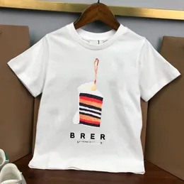 26 Stile Sommer Kinder Kurzarm-T-Shirt aus reiner Baumwolle Jungen Mädchen Mode Sportbekleidung Klassisches Kinder-B-Buchstaben-gedrucktes halbärmeliges Oberteil CSD2401269-8