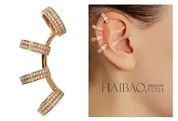 Charme 60 teile/los Mode Strass Ohr Clip Pendientes Earing Manschette Wrap Ohrringe Hiphop Frauen Männer Schmuck Zubehör Großhandel