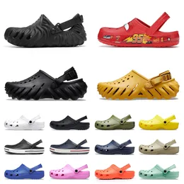 Salehe Bembury Crocs Echo Pollex Clog Platform Sandals Famous  Designer Women croc Men Cross Tie Charms Colourful Slides 【code ：L】Slipper Slip-On Cro Crocodile Shoes Flip Flops