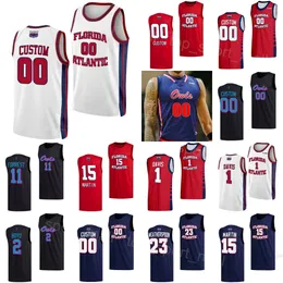 Men Women Kids College Basketball Fau Owls Jersey 23 Brandon Weatherspoon 1 Johnell Davis 15 Alijah Martin 50 Vladislav Goldin 2 Nicholas Boyd 4 Bryan Greenlee