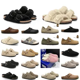 Designer chinelos para mulheres homens espuma slides famoso Bir Burkenstock Bostons tamancos sandálias plana treinadores mocassins dhgate sapatos casuais para praia slide