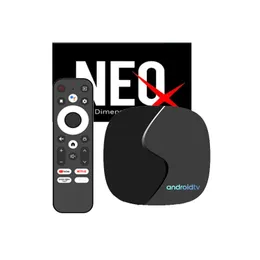 مربع تلفزيون مستقر Android Neox2 2GB RAM 16GB ROM ARABIC IP HD NEO TV BOX 2.4/5G WiFi Allwiner H313 Europe Media Player V96