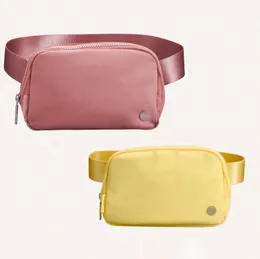 Moda Lulu Fleece Chest Womens Bag Nylon Mão Lululemens Designers de Luxo Bumbag Tote Ombro Fanny Pack Belt Bag Homens Cross Body Clutch Cintura Bag