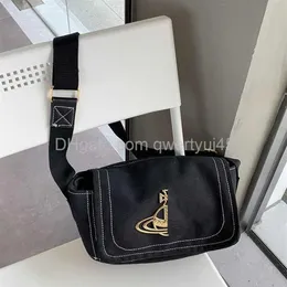 2023 Yeni Batı Erkekler ve Kadınlar İçin Satürn tuval çantası aynı tek omuz crossbody messenger çanta bayanlar gündelik crossbody b2492