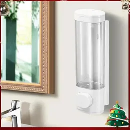 Dispenser di sapone liquido 300ML lozione senza perforazione manuale ricaricabile a mano per bagno cucina