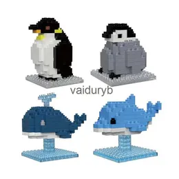 BLOCKS DIY Animal Building Blocks Whale Dolphin Penguin Ornaments - Perfect Education Toys Holiday Gifts for Kids! Vaiduryb