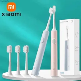 Escova de dentes XIAOMI MIJIA T200 Sonic Escova de dentes elétrica recarregável USB para clareamento de dentes Vibrador ultrassônico Escova de dentes IPX7 à prova d'água