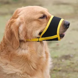 Focinho de malha anti-mordida para roupas de cachorro para caminhada com cobertura de boca de resistência à mordida