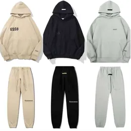 Sweat à capuche Essent Hommes Femmes Sweatshirts Loisirs Tendances de la mode Designer Survêtement Essentialhoodies Set Casual Oversize Pull à capuche de haute qualité