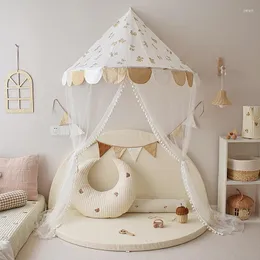 Tents And Shelters Children's Tent Princess Game House Room Wall Hanging Baby Mosquito Net Bedside Decoration Bed Curtain Reading Corner