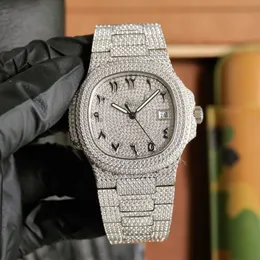 5711 Montre de luxe 40mm Montres-bracelets 324SC FUS Mouvement mécanique automatique en acier Relojes Case Babysbreath Diamond Watch Montres pour hommes