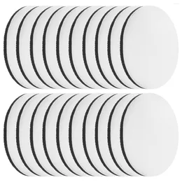 Placas 20 Pcs Coasters Em Branco Para Artesanato Sublimação Blanks Presente Diy Cerâmica Neoprene Car Cup