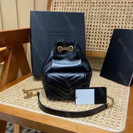 Top Tier 10A Designer di lusso di qualità Borsa a secchiello Joe da 19 cm Mini Borsa trapuntata in pelle di agnello Borsa da donna in vera pelle a tracolla Blac284F