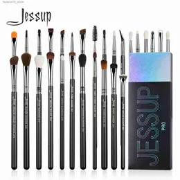 Pincéis de maquiagem Jessup Eye Makeup Brushes SetProfessional Makeup BrushSynthetic Eye Blending Brush Eyeshadow Brush Sobrancelha Crease Shader T341 Q240126