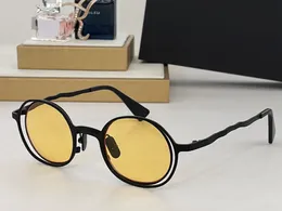 Erkekler için Süper Güneş Gözlüğü Kadınlar Özel H11 Tasarımcı Moda Yaz Avant-Garde Goggles Style Anti-ultraviyole popülerlik Yuvarlak Metal Tam Çerçeve Gözlük Rastgele Kutu