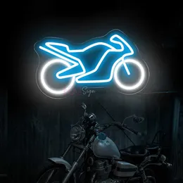 LED Neon Sign Motobike Shop Neon Sign Led Light Gaming Room Decor Wall Neon LED Sign Motorcycle Neon Light Birthday Party Gift Atmosphere Lamp YQ240126