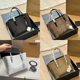 حقيبة مصممة عالية الجودة Crossbody Bag Women C Print Shopping Bag Zipper Interlayer Commuter Bag Bag Bage Handbags 240115