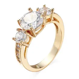 Anéis de banda MxGxFam 18 banhados a ouro cor anéis para mulheres AAA + zircão cúbico quente comprar joias da moda 240125