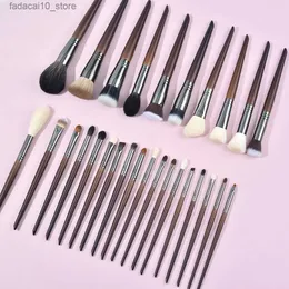 Makeup Brushes Ovw Makeup Brushes Set Beauty Puff Svamp Powder Kabuki Blush Concealer Eye Shadow Makeup Brush Kit Q240126