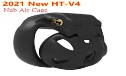 2021 HT-V4 3D NUB CAGE LITT MANA ANVÄRN, PENIS RINGS COCK SLEEVE, COBRA LOCK, BDSM Vuxen Sexiga leksaker för Men4154752