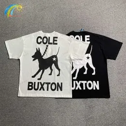 Erkek Tişörtler Basit Yıldız Baskı Kraliyet Blue Siyah Beyaz Cole Buxton T Shirt Erkek Kadınlar 1 1 Etiket Büyük Boy CB T-Shirt Tee Sıradan Moda T240126