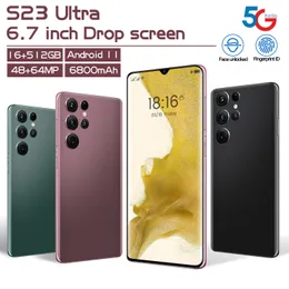 S23U 국경 간 E-Commerce Hot-Selling 제품 6.7 인치 안드로이드 스마트 폰 True 4G 2 16 Android 8.1 800 픽셀