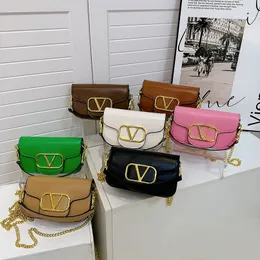 Дизайнерская сумка локомочная сумочка мини -роскошные сумки женская модная хип -хоп мешок Съемный раздвижной цепь сумки на плече