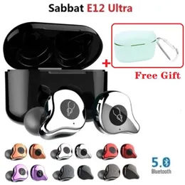 Headphones Sabbat E12 Ultra Bluetooth Earbuds 5.0 TWS Bluetooth Earphone Sports InEar Earbuds Waterproof Headset Wireless Charging pk G12