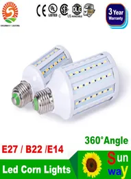 High Power 20W 25W 30W Led Corn Lights SMD 5730 E27 E14 B15 B22 Dimmable Led Bulbs Pendant Lighting 360 Angle AC 110240V6420163
