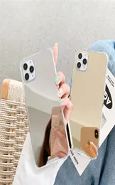 Mirror Phone Case Make Up Shockproof TPU PC Acrylic Back Cover For iPhone 13 12 mini 11 pro X XS Max XR 7 8 plus SE DHL3882035