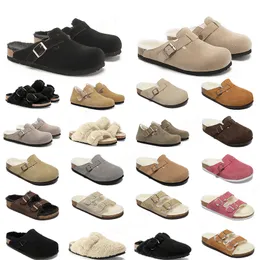 Designer tamancos sandálias meia para mulheres mens burkins estoques bostons tamancos chinelos slides de pele plataforma chinelo slide plataforma birskens sapatos casuais