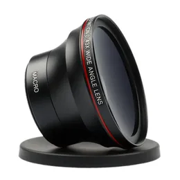 Obiettivo grandangolare aggiuntivo professionale HD da 0,43x con porzione macro 49mm 52mm 55mm 58mm per fotocamere DSLR Sony Pentax D7100 D7000 D5600 D5300 D5200